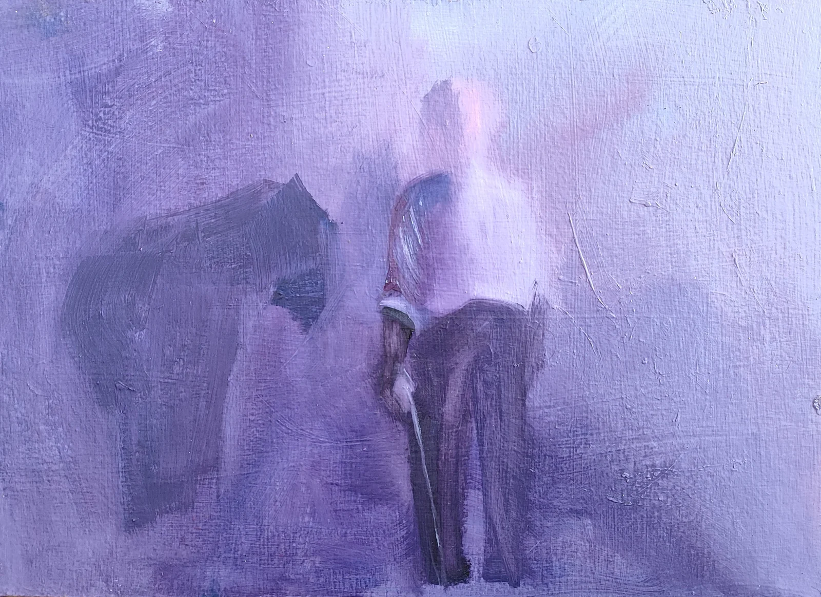Sin título, óleo sobre lienzo